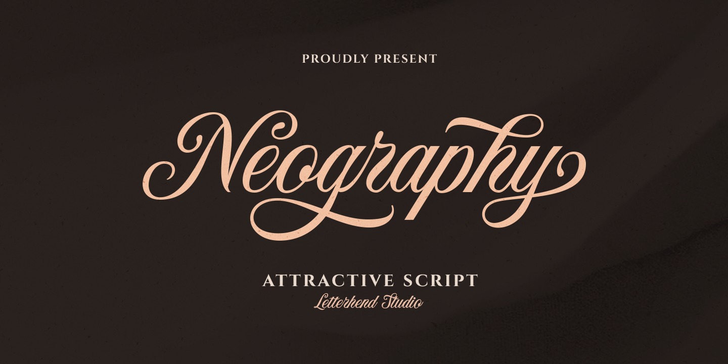 Шрифт Neography